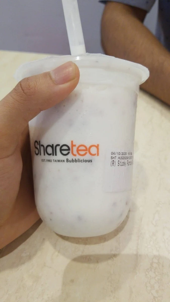 Sticky Purple Rice Yogurt Drink