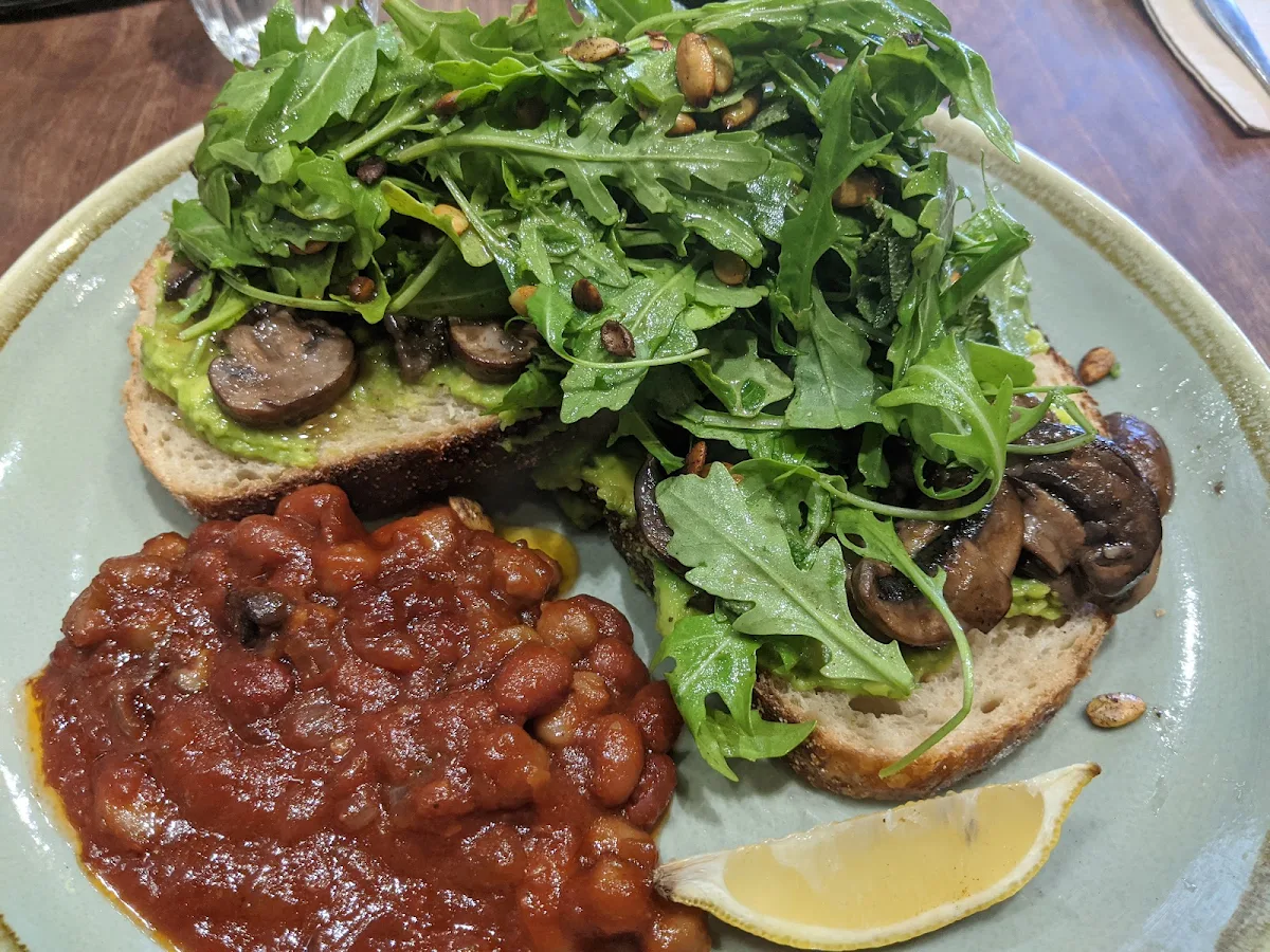 Mixed Mushrooms on Sourdough Toast