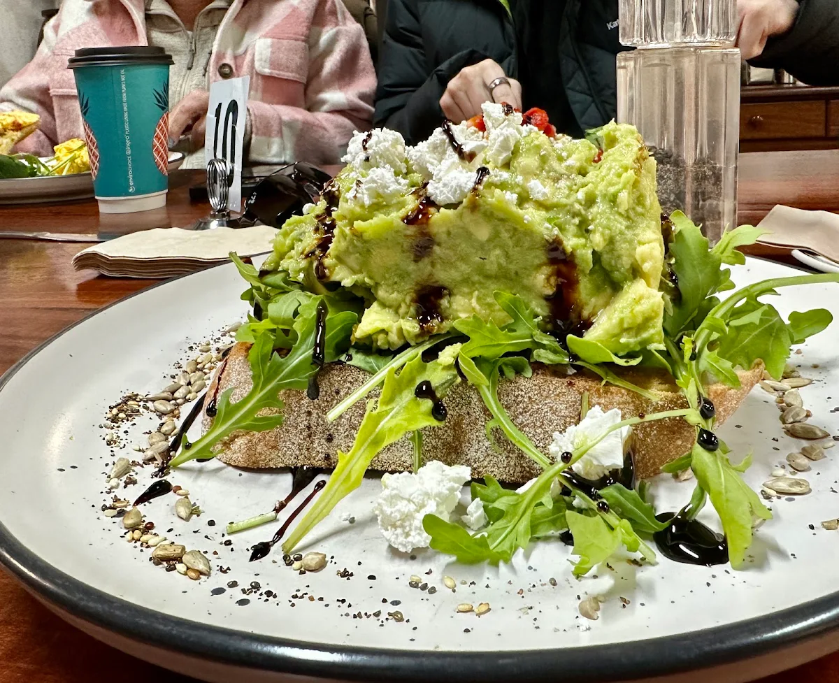 Smashed Avocado, Wattleseed Barn Cafe & Florist
