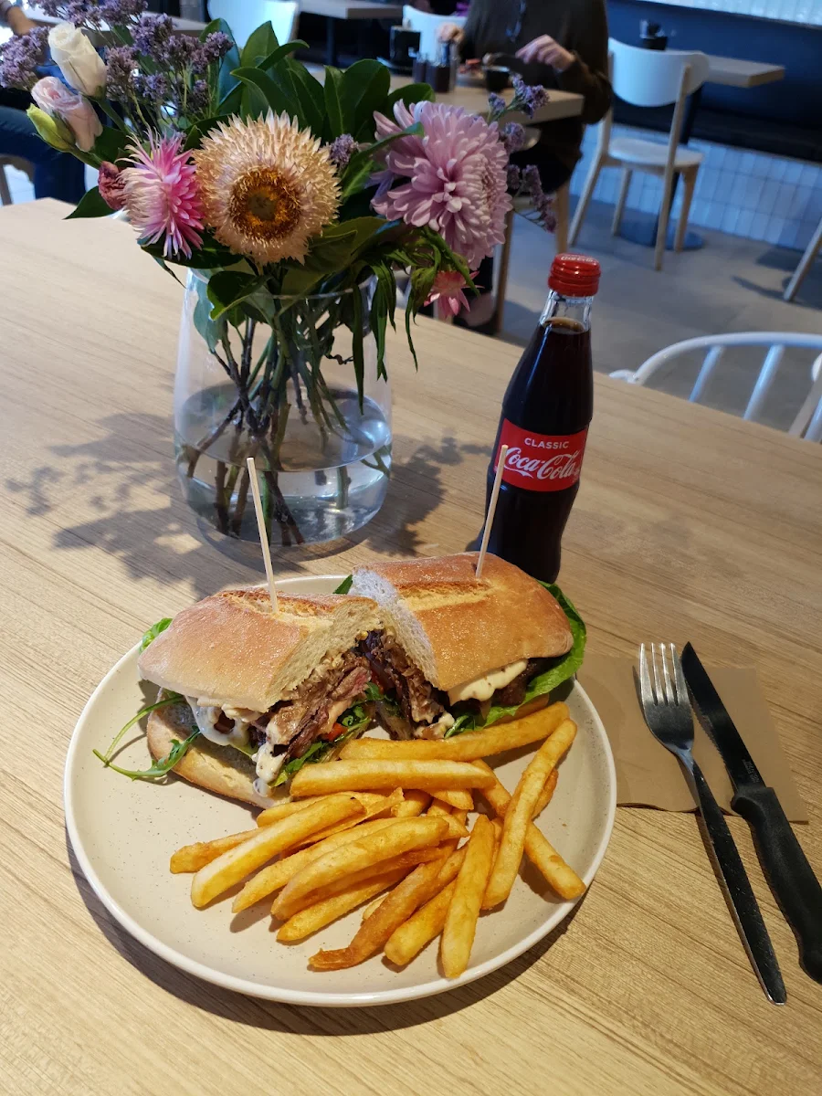 Steak Sandwich, Caffe Cherry Beans
