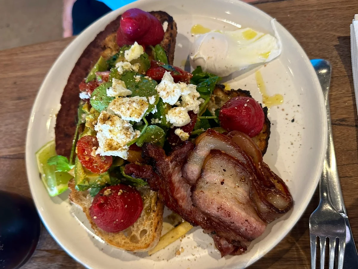 Poached Egg Bacon