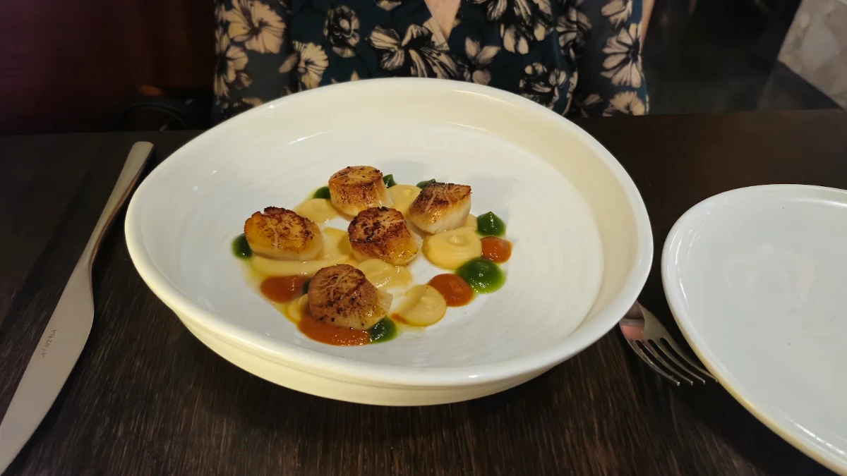 Scallops, Como Restaurant