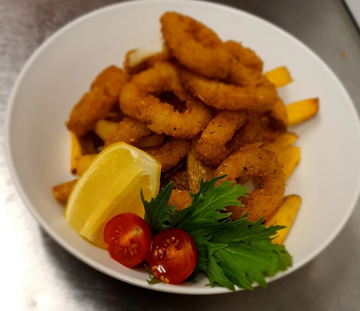 Calamari Salad, Delicious Fingers