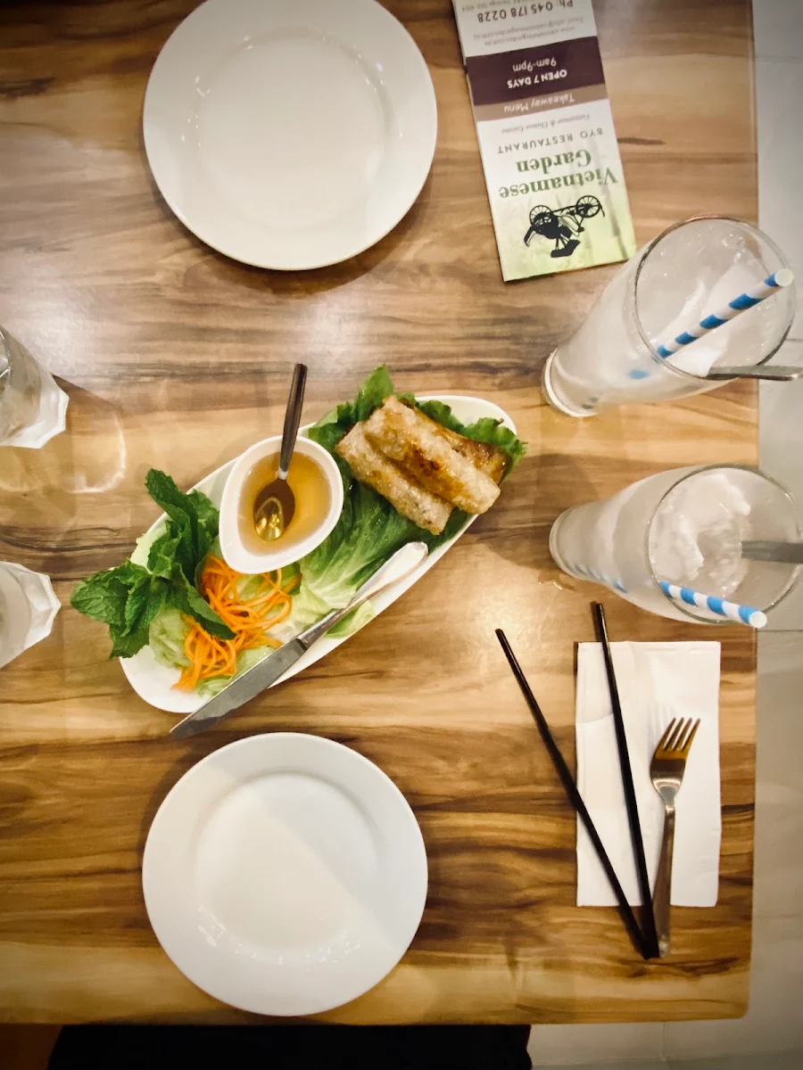 Spring Roll, Vietnamese Garden Restaurant