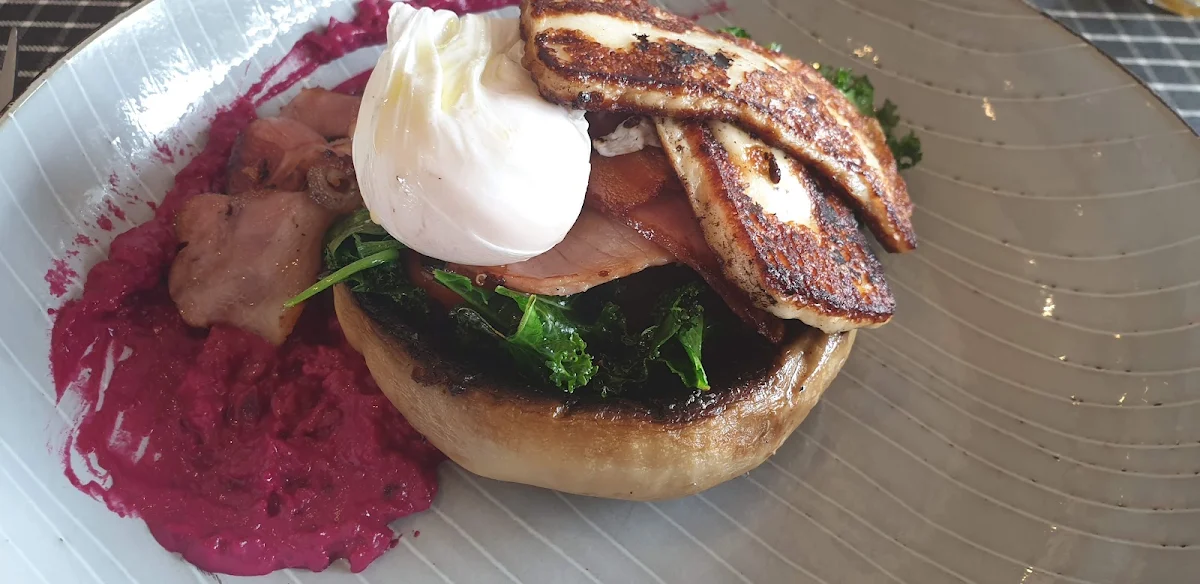 Haloumi Breakfast Stack, Nunzios Italian