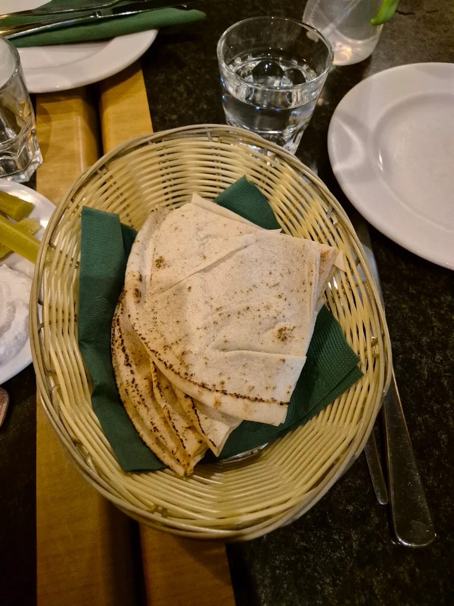 Flat Bread, The Prophet Lebanese Cafe