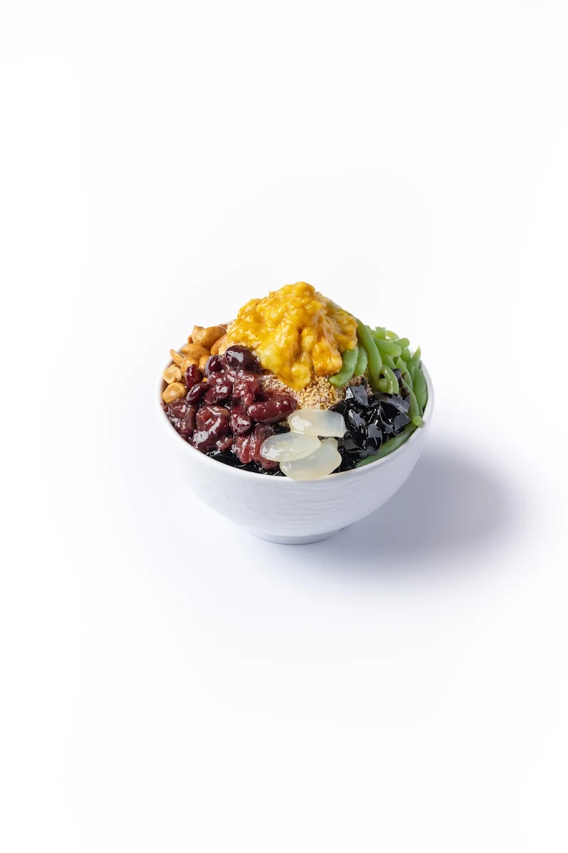 Ice Cendol Pandan Jelly Red Bean in Coconut Milk