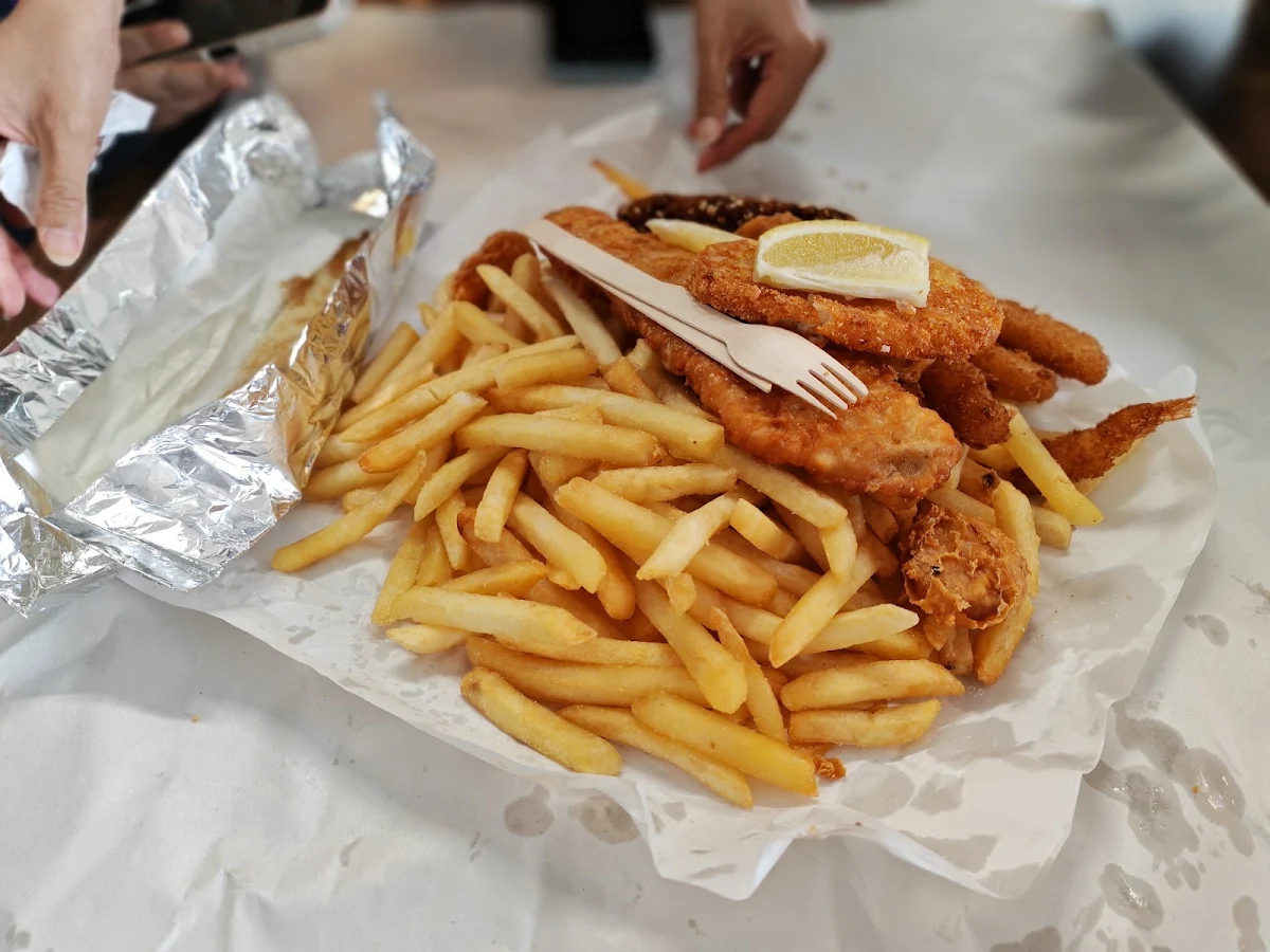 Battered Fish Fillet, Fish and Chips