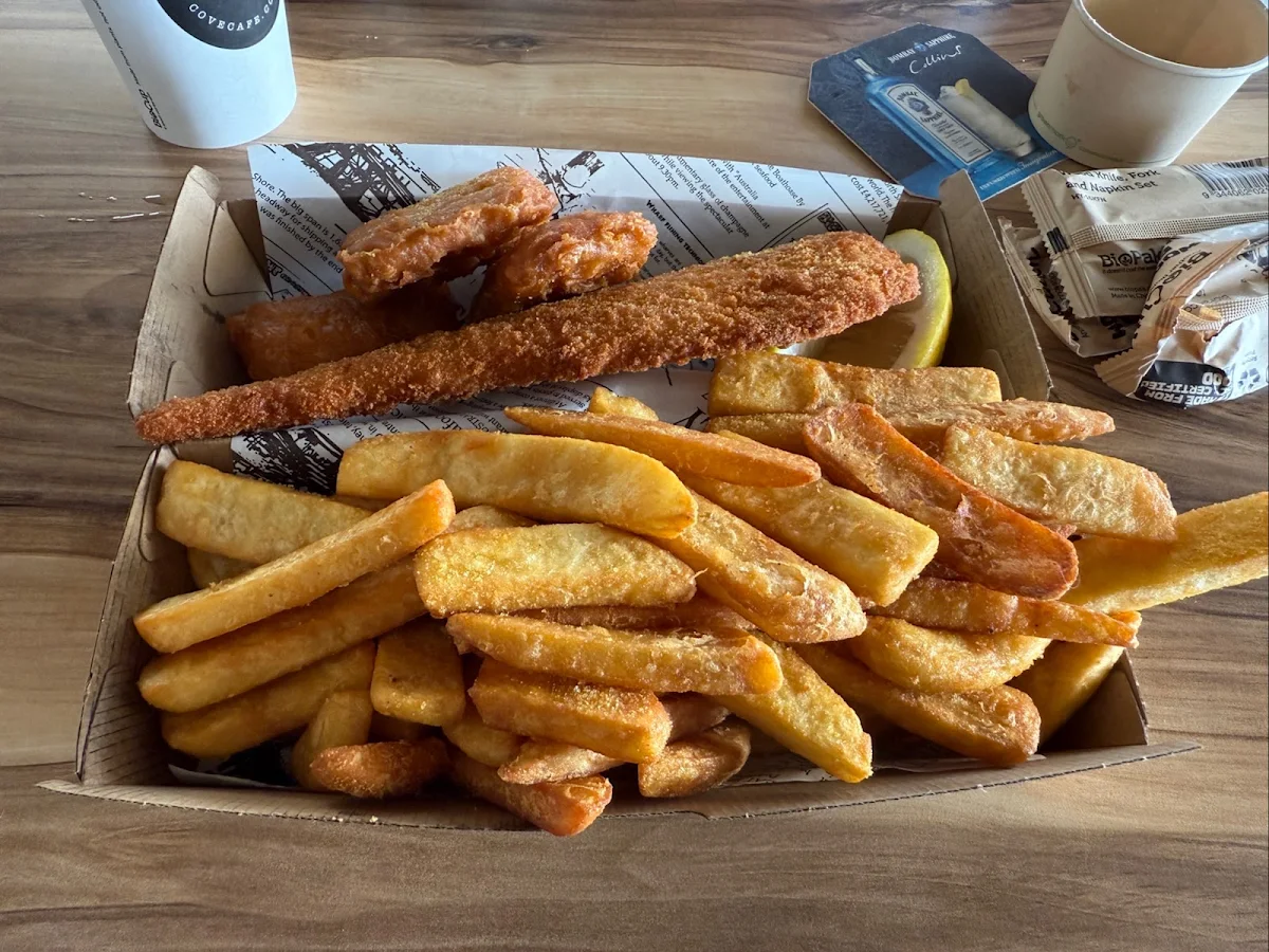 Fish and Chips, The Lakehouse Pizza Bar and Grill