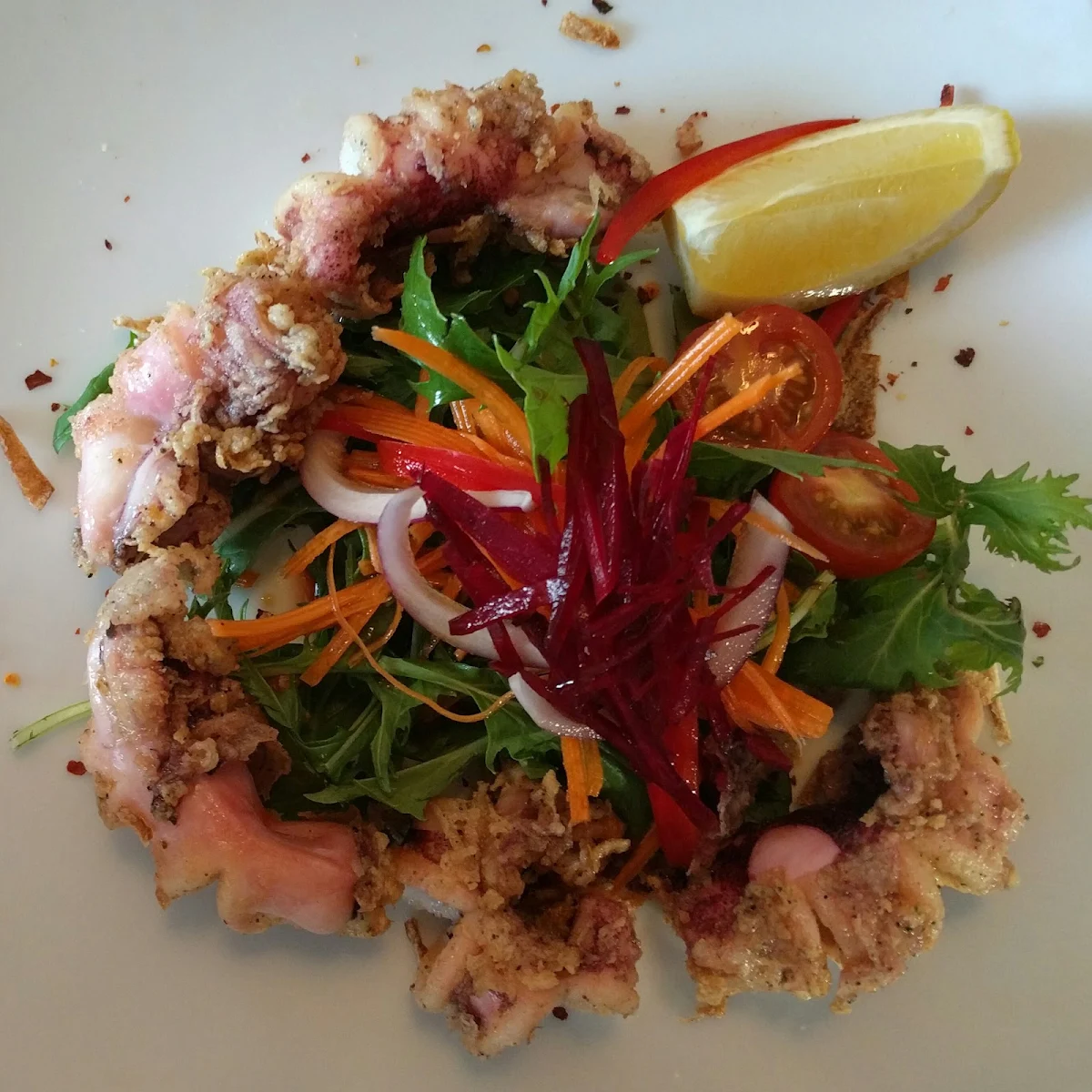 Squid, The Lakehouse Pizza Bar and Grill