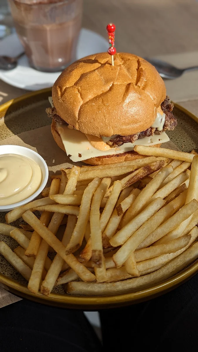 Fried Chicken Burger Without Slaw