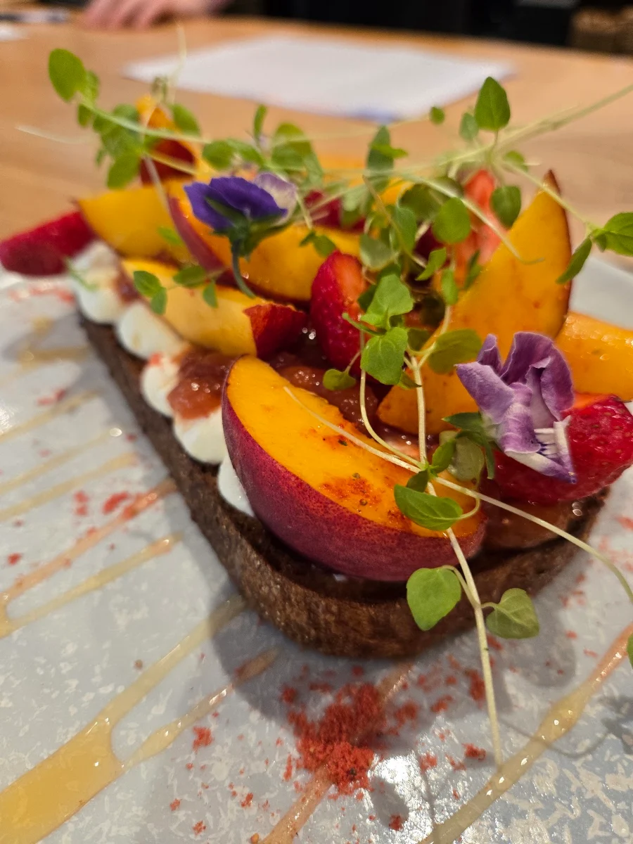 Peach on Toast