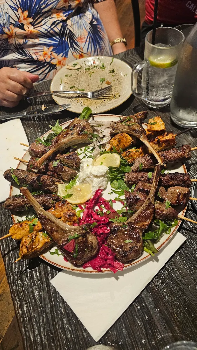 Lamb Platter, Tarbouche Mezza Bar