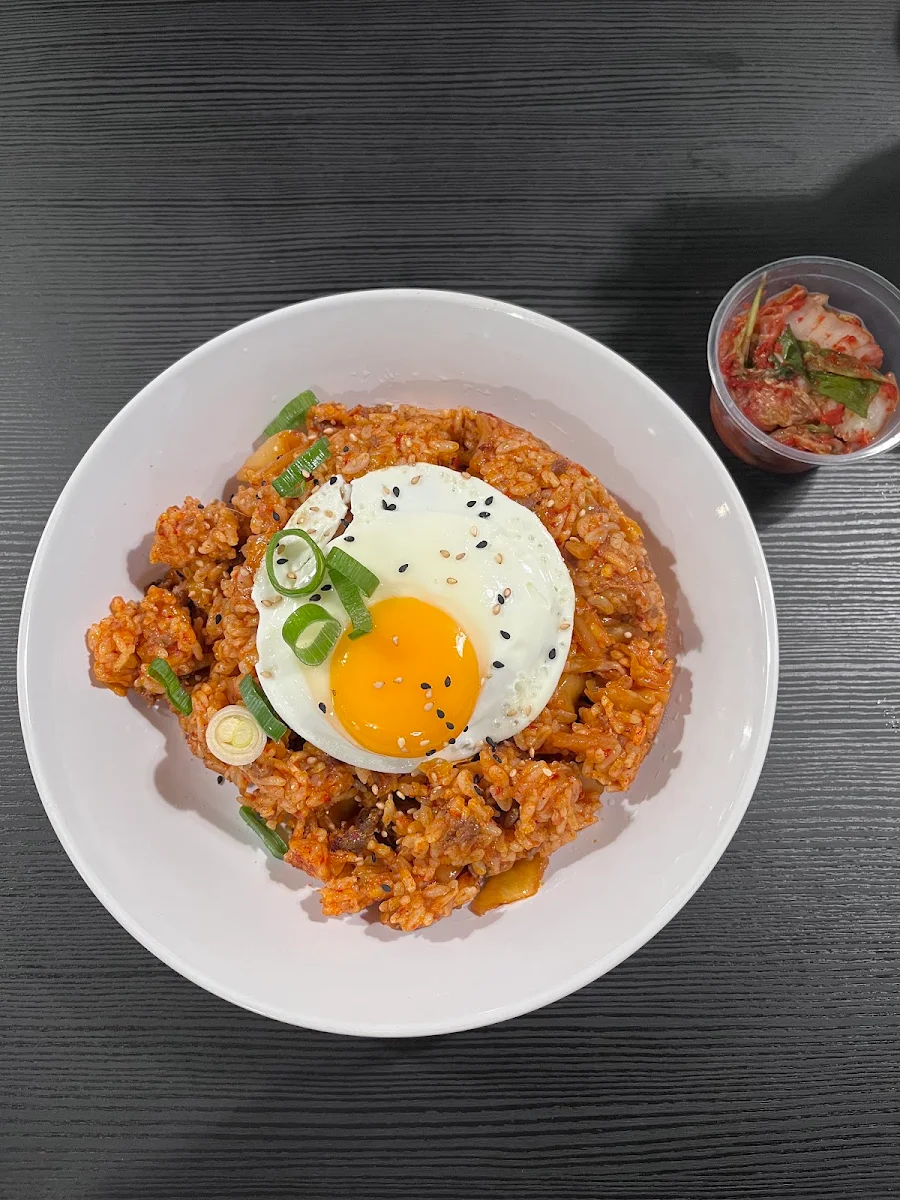 Kimchi Fried Rice with Beef
