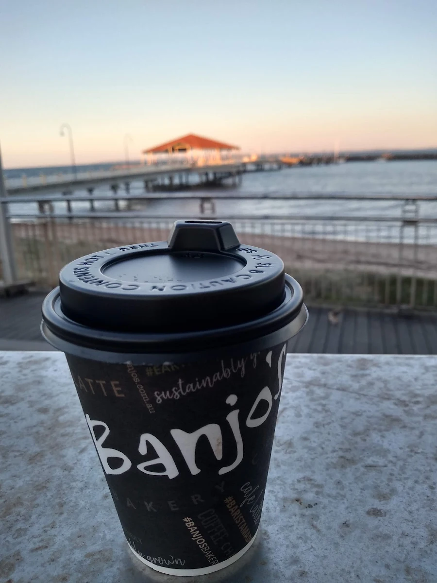 Latte Coffee, Banjo’s Bakery Café – Redcliffe