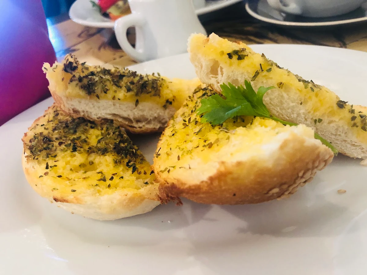Garlic Bread, Blue Mist Cafe