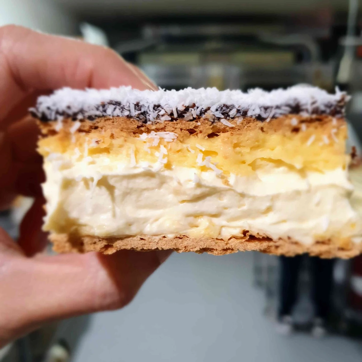 Vanilla Slice, Country Cob Bakery - Boronia
