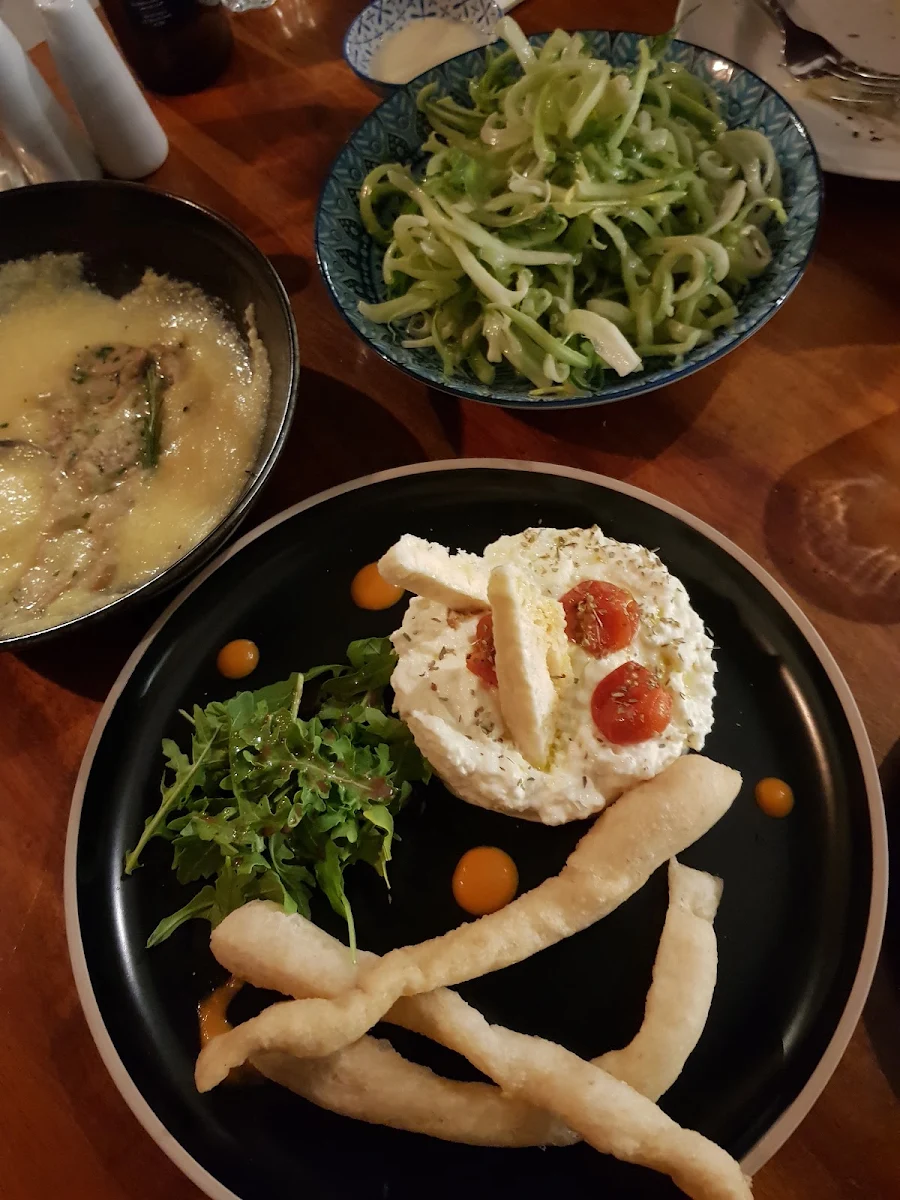 Chicory Salad Stracciatella, Il Caminetto - pasta bar & award winning pizza