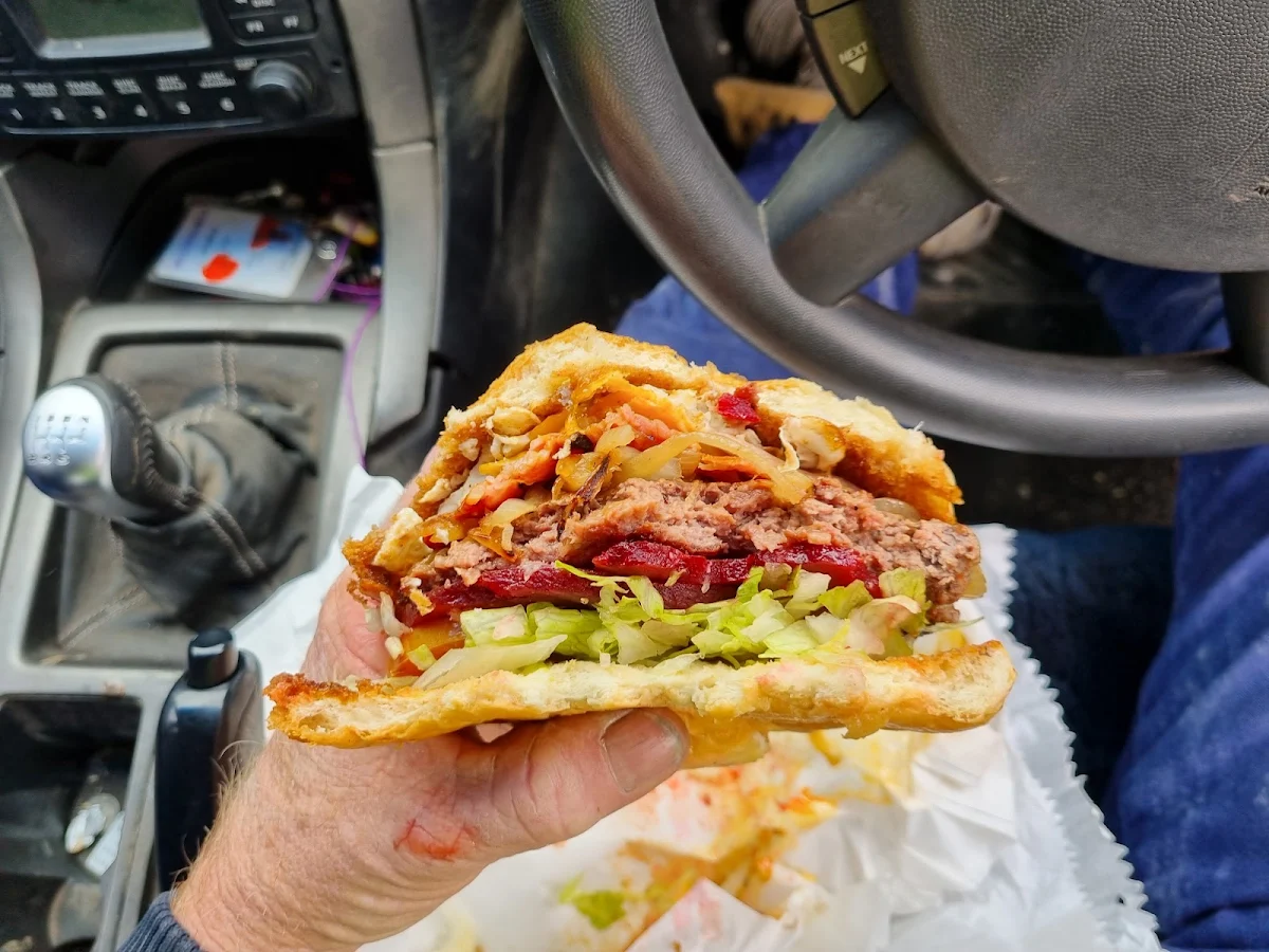 Egg Bacon Hamburger