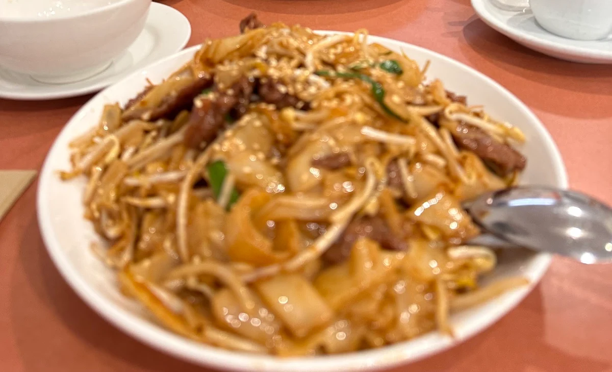 Beef Balck Bean Sauce Fried Rice Noodle