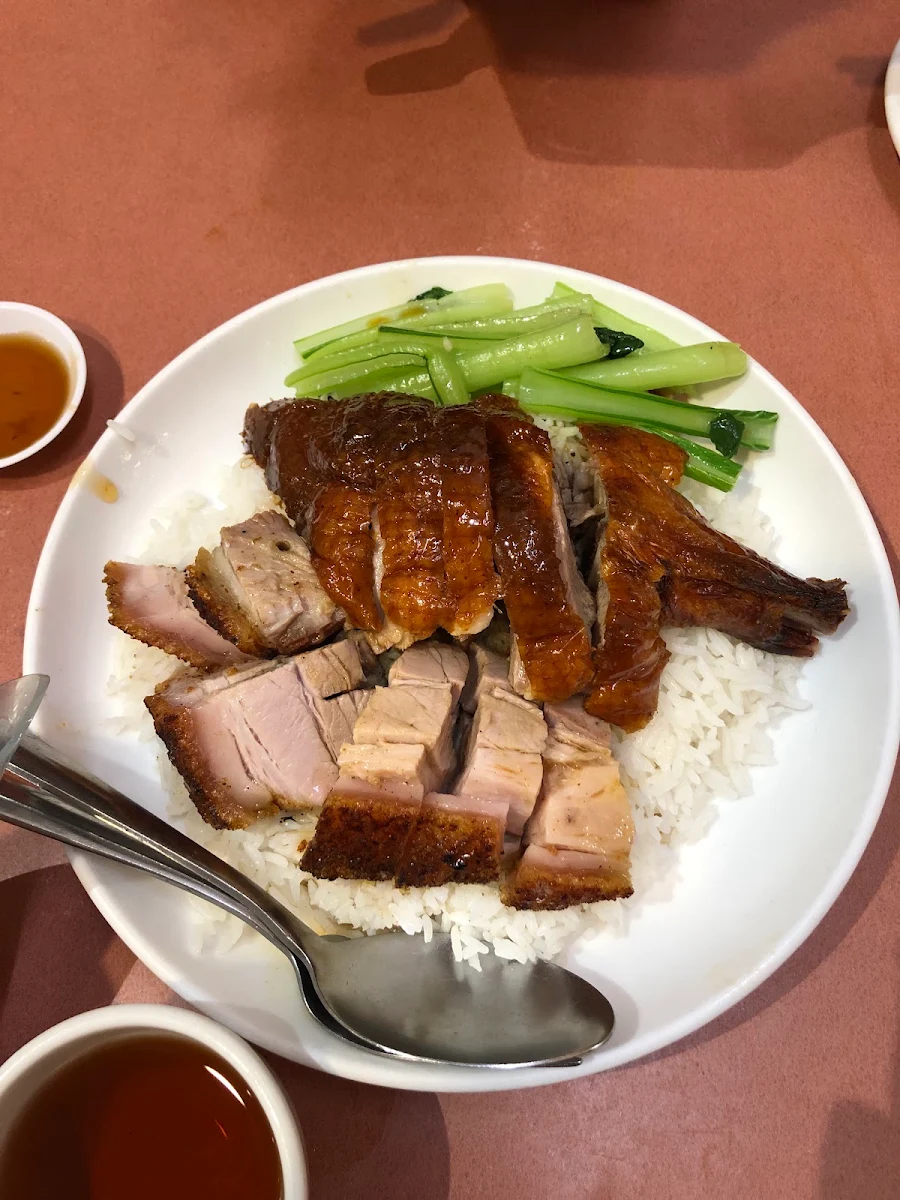 Peking Duck and Crispy Pork Rice