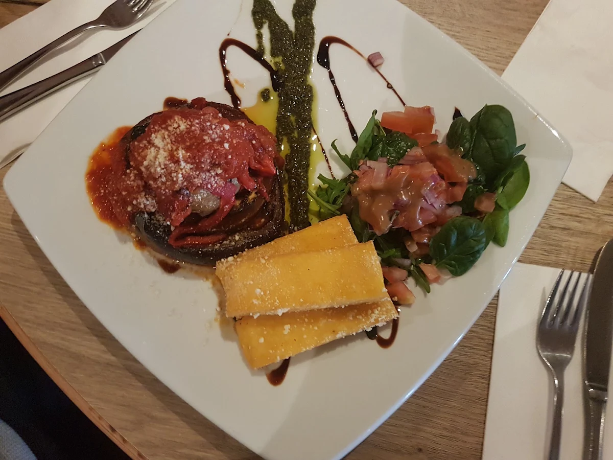 Vegetable Stack with Polenta, AL Fornetto