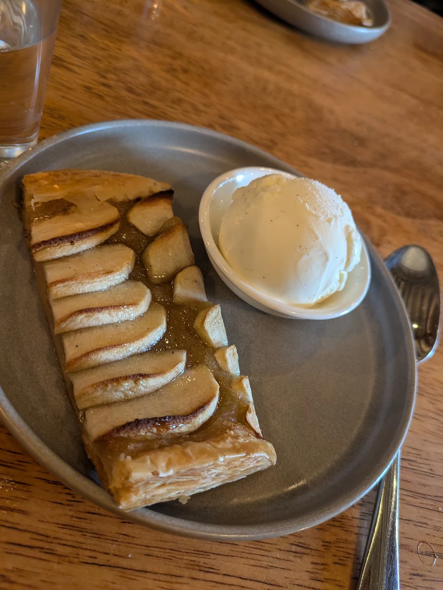 Apple Tart and Vanilla Ice Cream