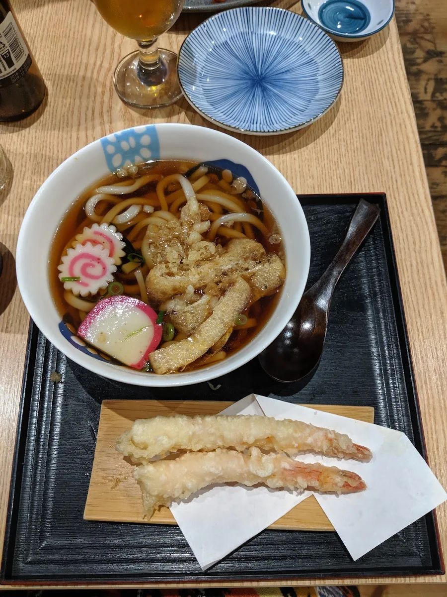 Udon Soup with Assorted Tempura