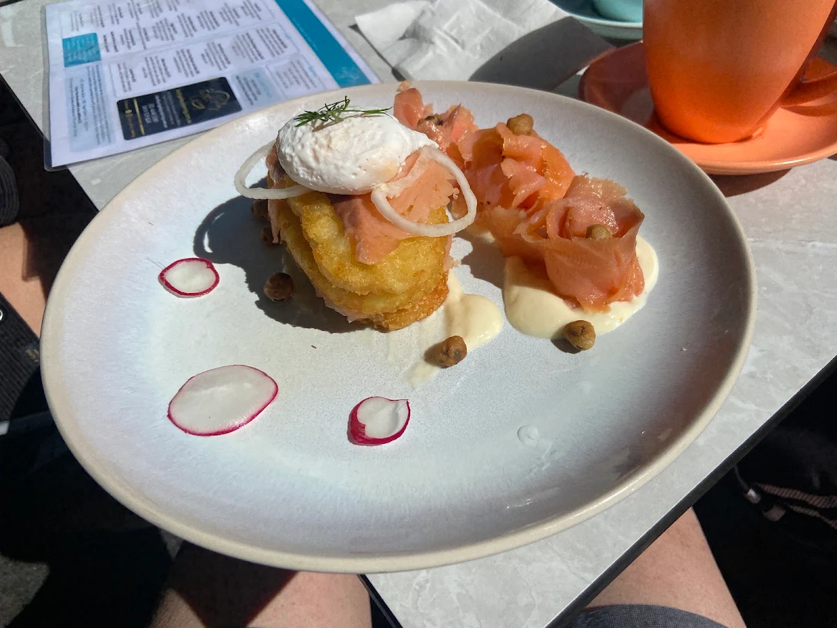 Salmon Stack, Back Galley Cafe