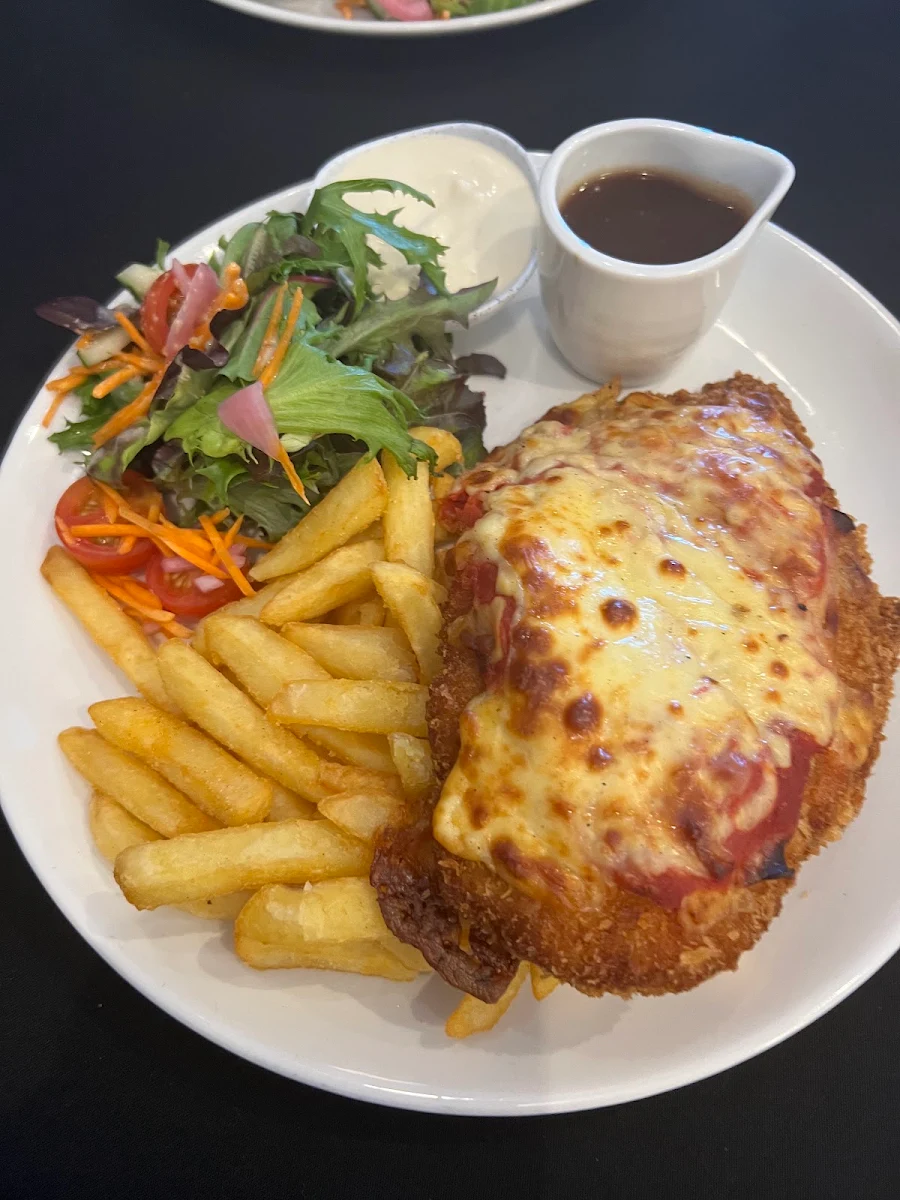 Chicken Parmigiana with House Salad