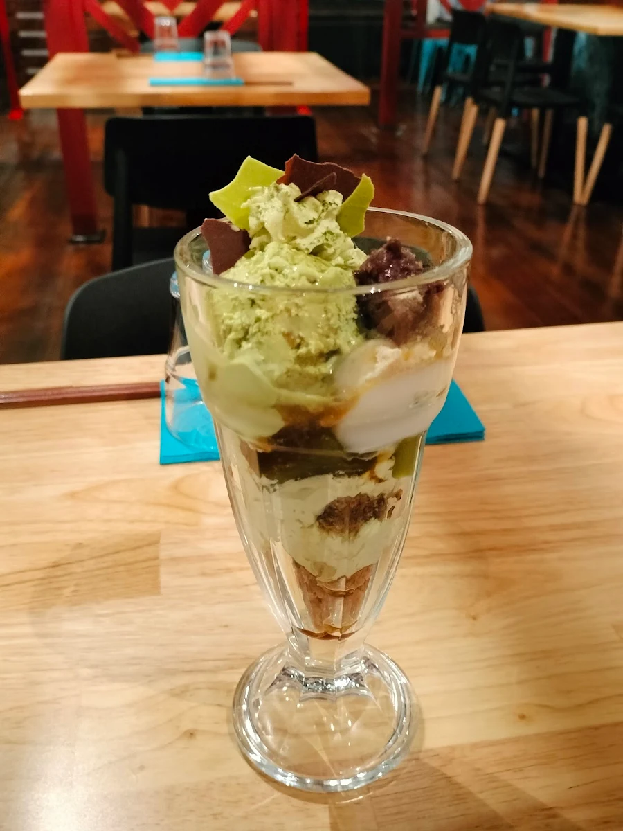 Matcha Ice Cream Parfait