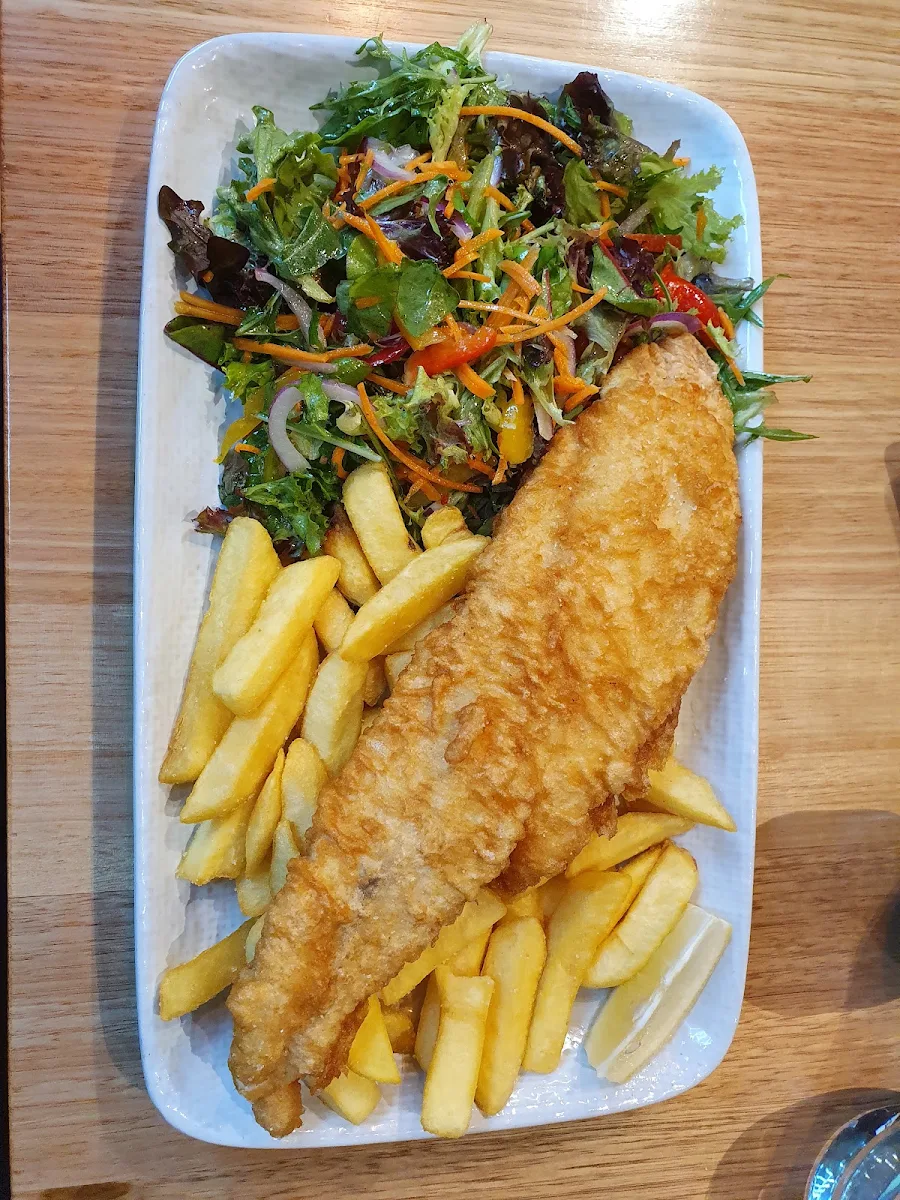 Fish & Chips with Garden Salad