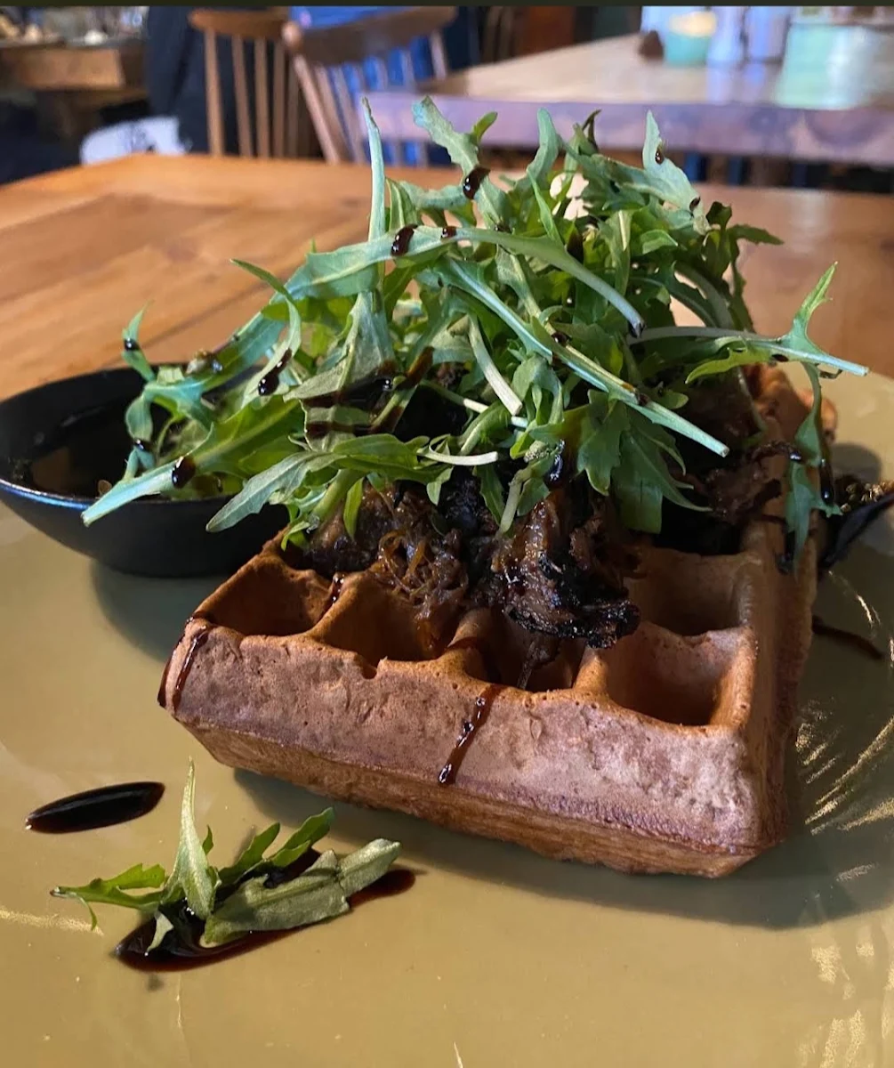 Pulled Pork Waffles