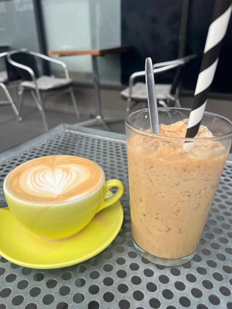 Flat White and Vietnamese Ice Coffee