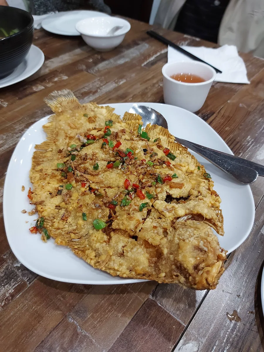 Deep Fried Flounder with Salt & Pepper