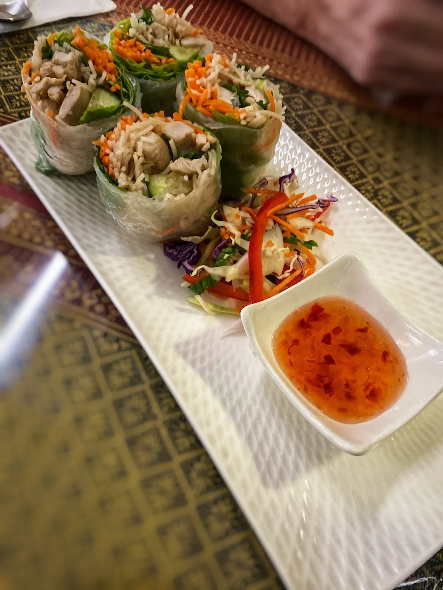 Fresh Spring Rolls with Chicken