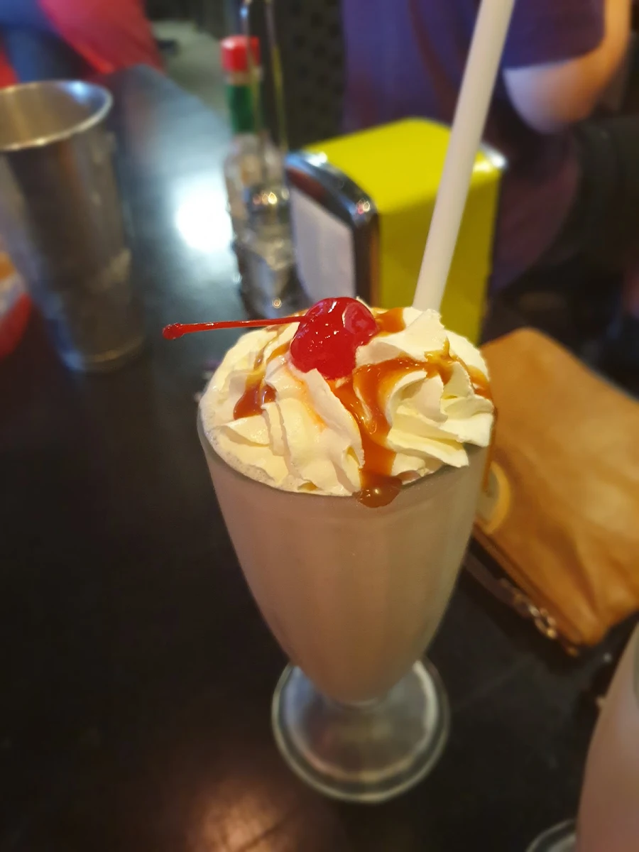 Salted Caramel Milkshakes
