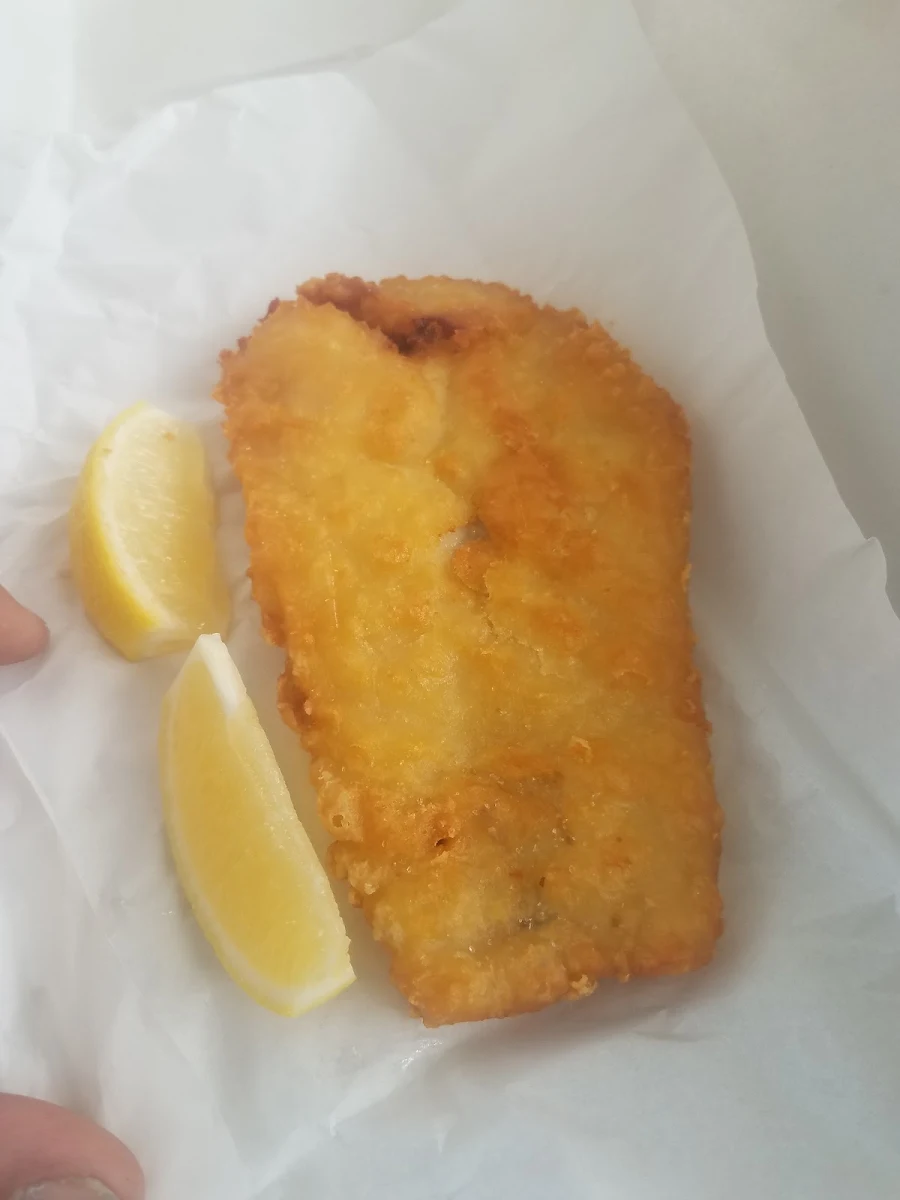 Battered Fish, Oceans Basket