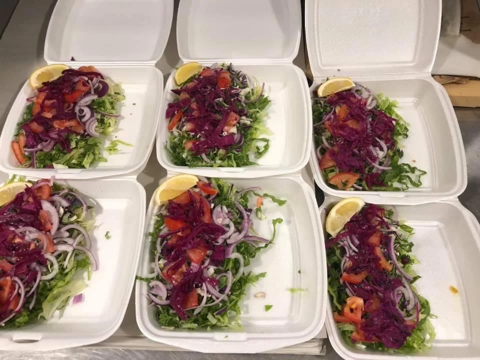 Salad Box, Kaan's kebabs -fish & chips