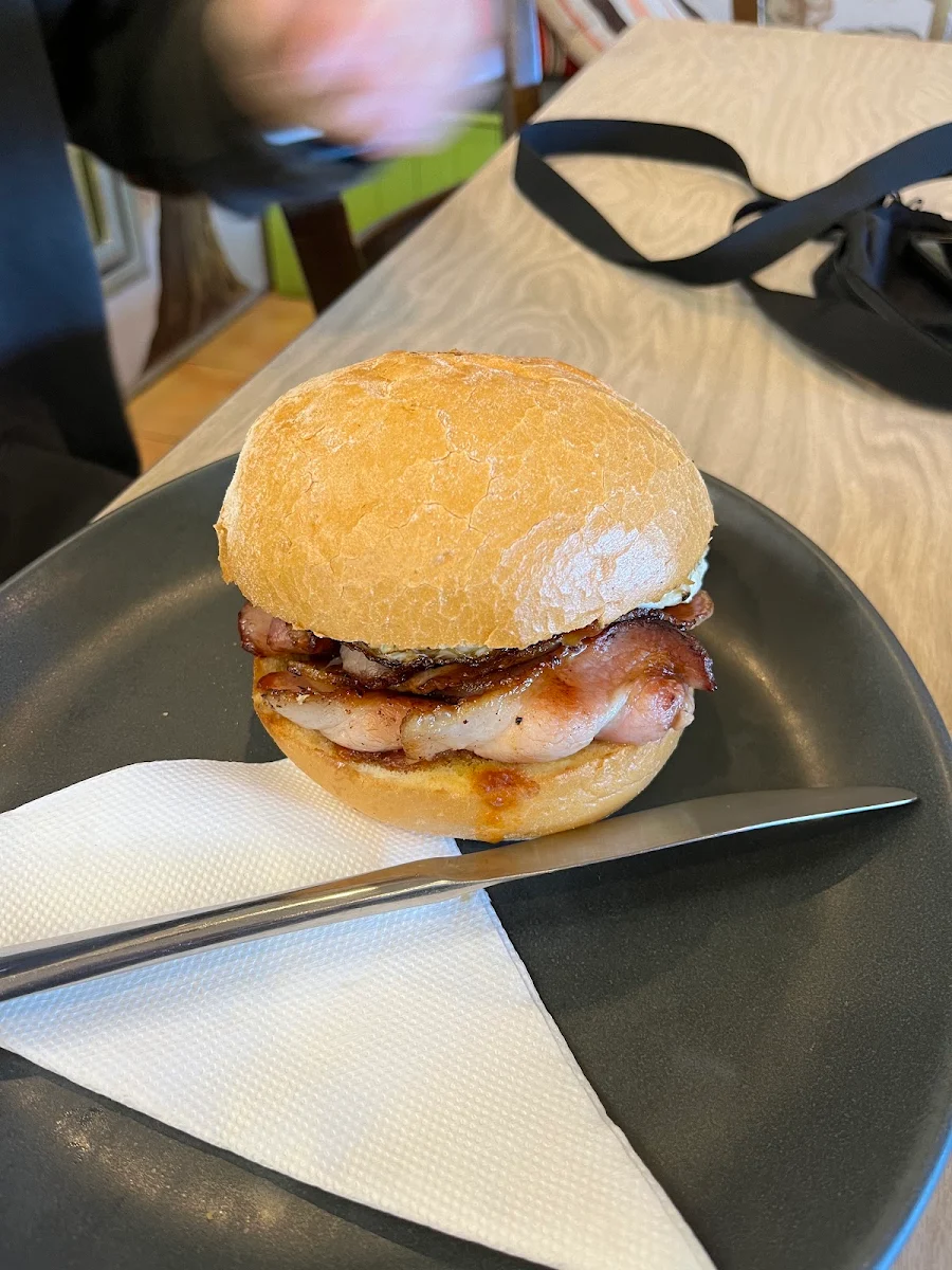 Bacon & Egg Roll, Village Grind Cafe