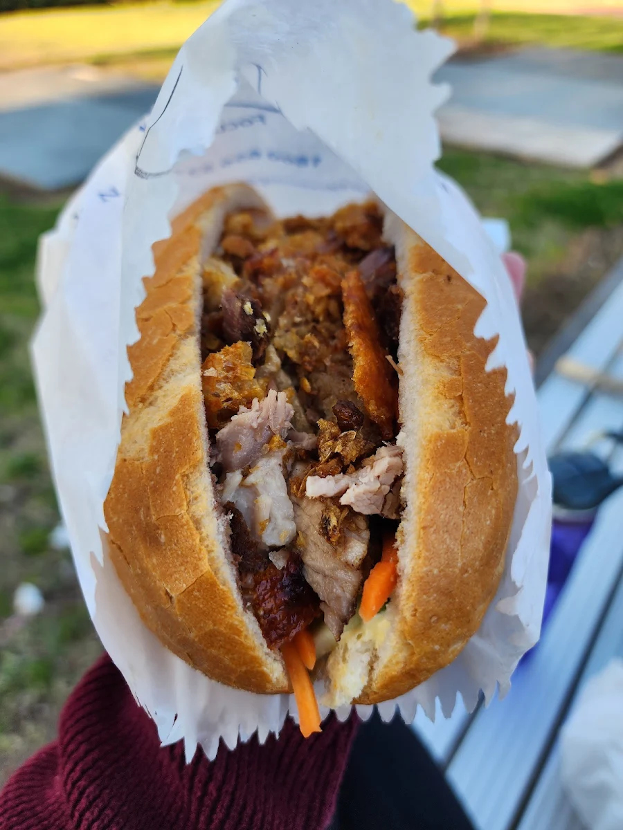 Roast Pork Crackling Banh MI