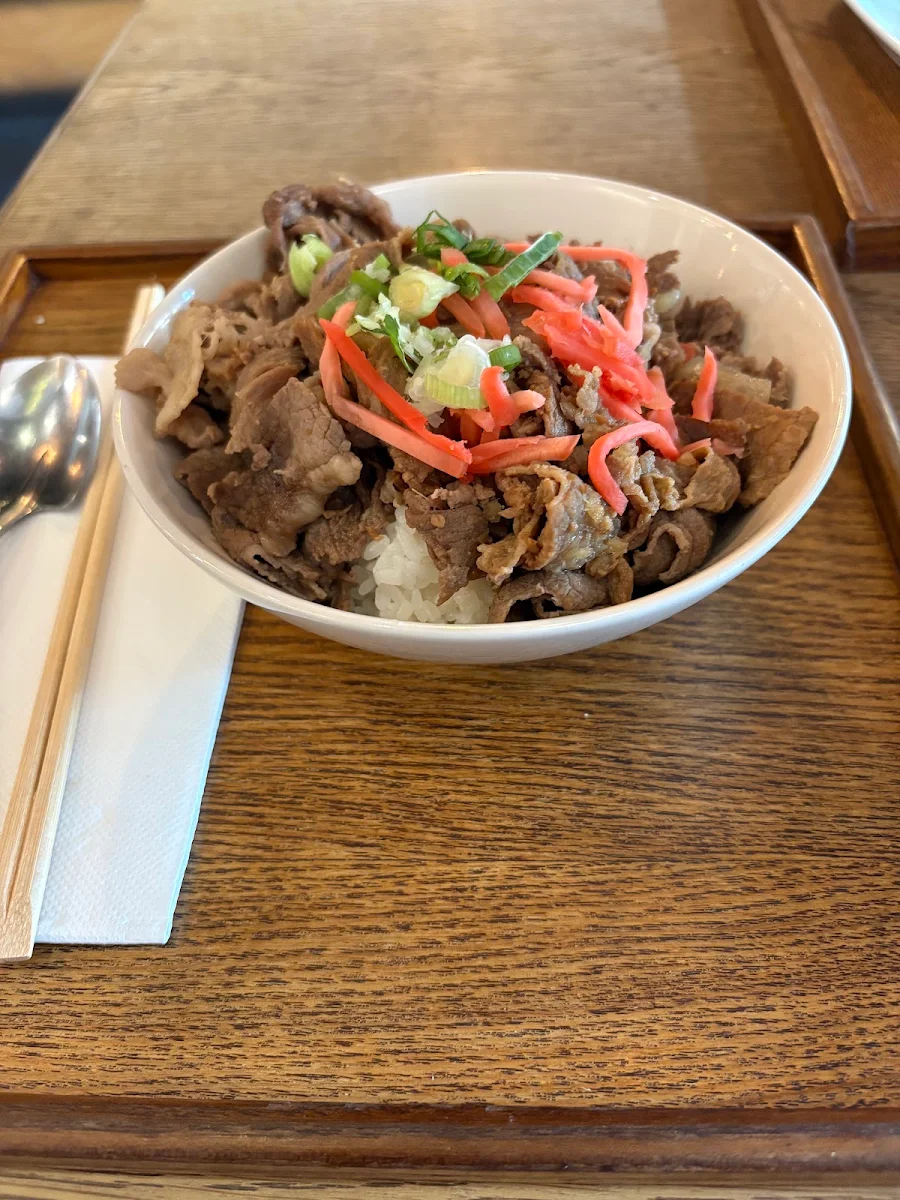 Beef Donburi Rice Bowl