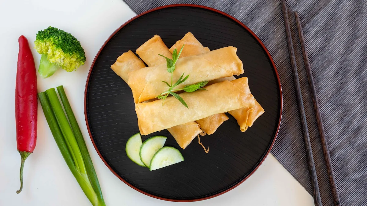 Spring Rolls, W2 Noodle & Sushi