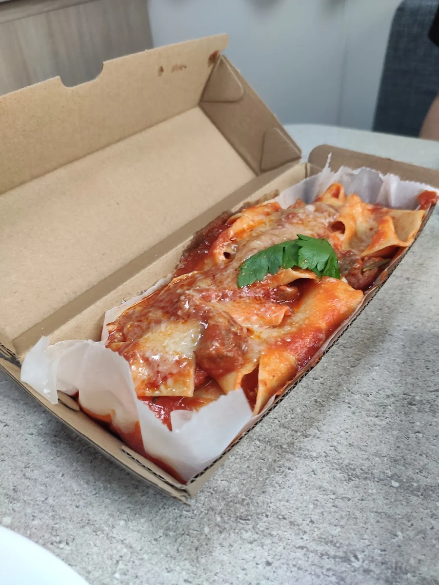 Lamb Pappardelle, Pezzella’s Pizzeria and Bar