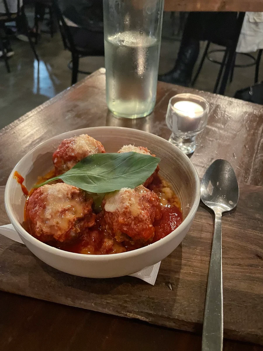 Polpette Meatballs, Pezzella’s Pizzeria and Bar