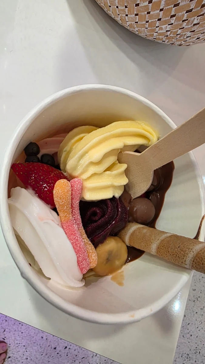 Highlights, Yum-Yo Frozen Yoghurt And Acai