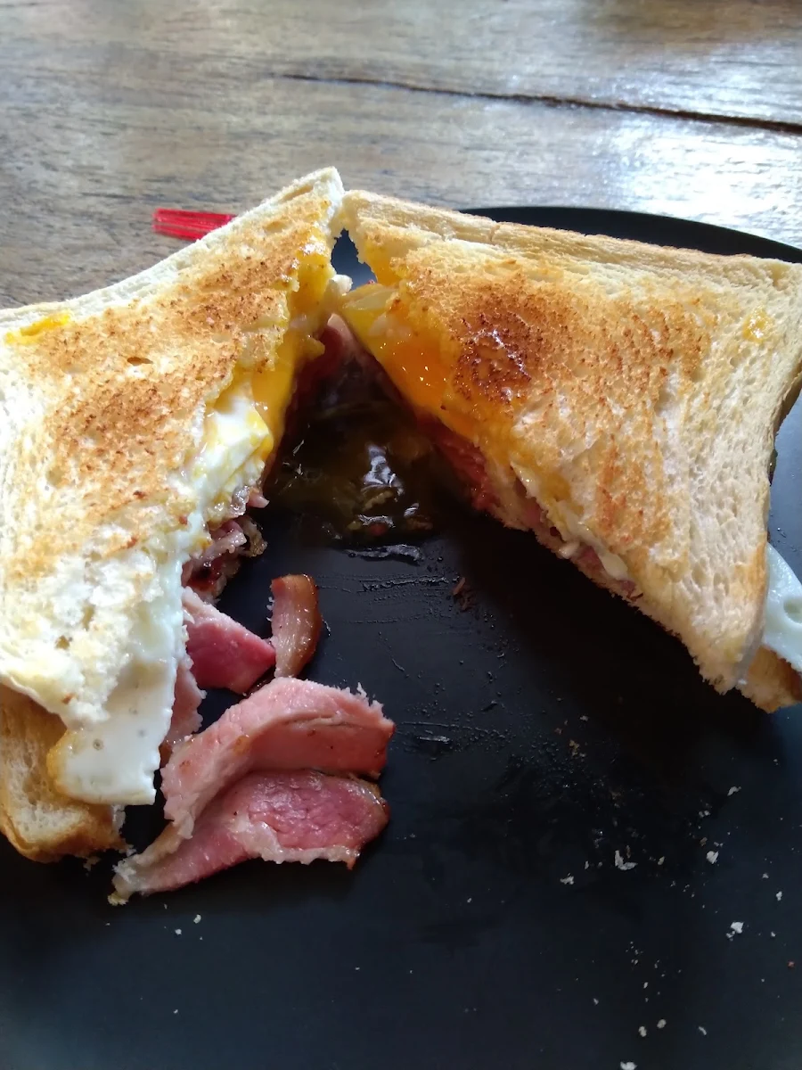 Toasted Bacon and Egg Sandwich