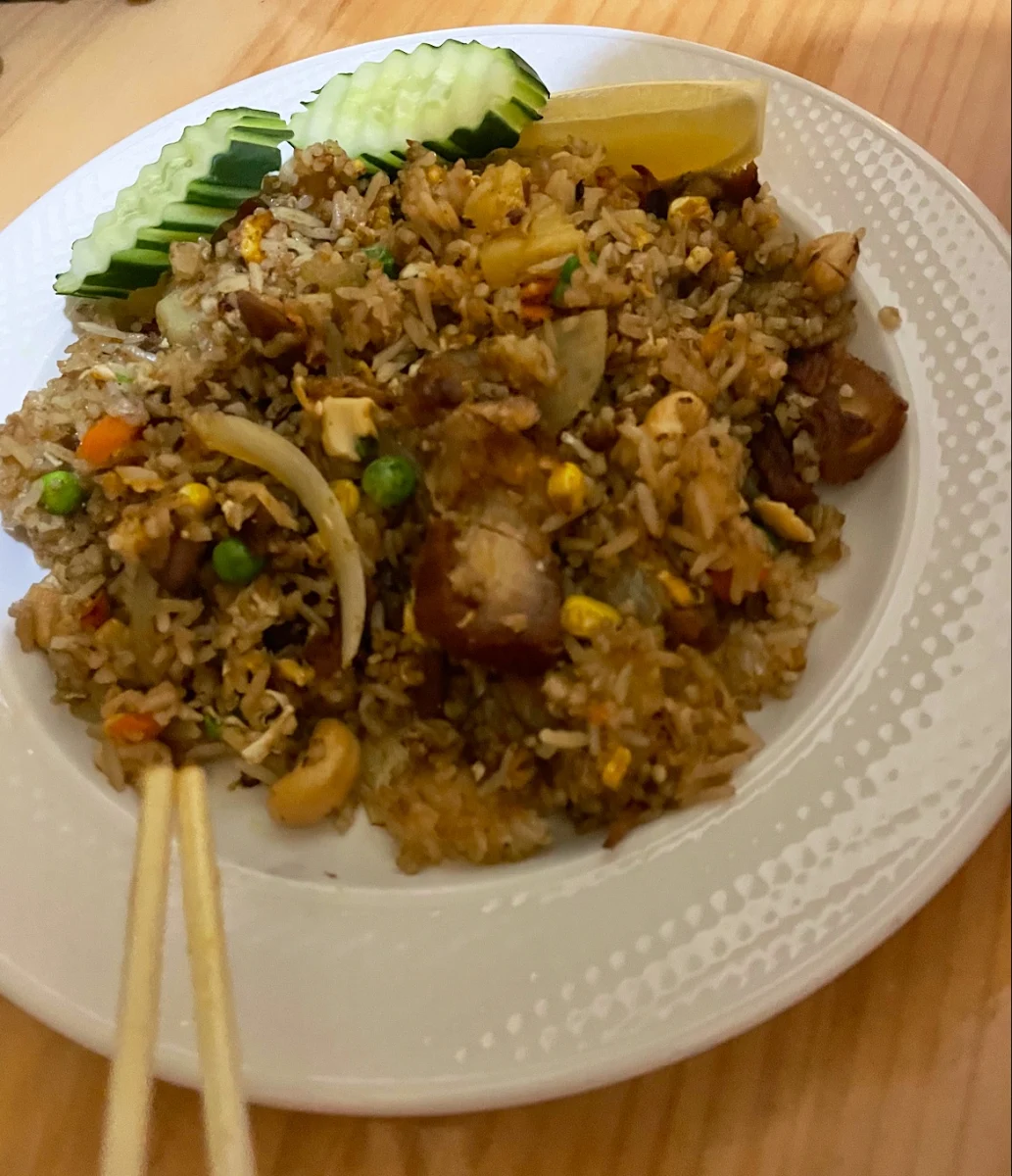 Fried Rice Crispy Pork