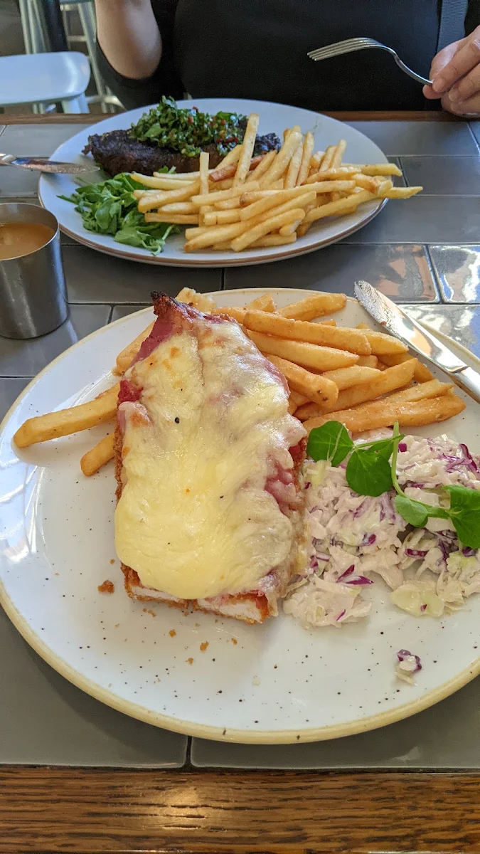 Chicken Schnitzel & Chips, The Greengate Hotel