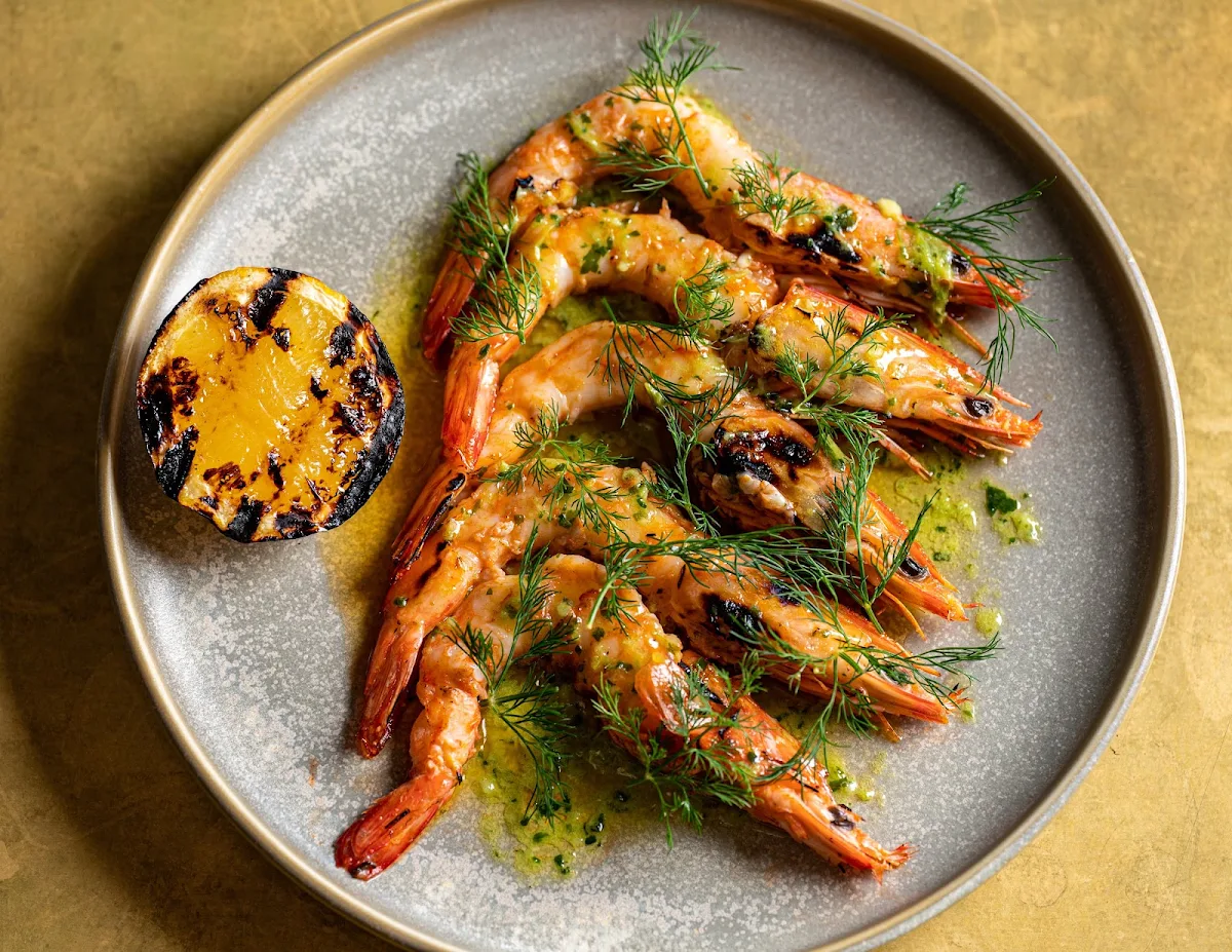 Grilled King Prawns, The Greengate Hotel